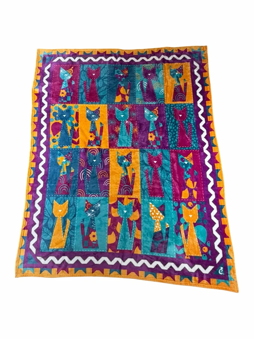 Cat Lady Box QUILTY CATS Blanket